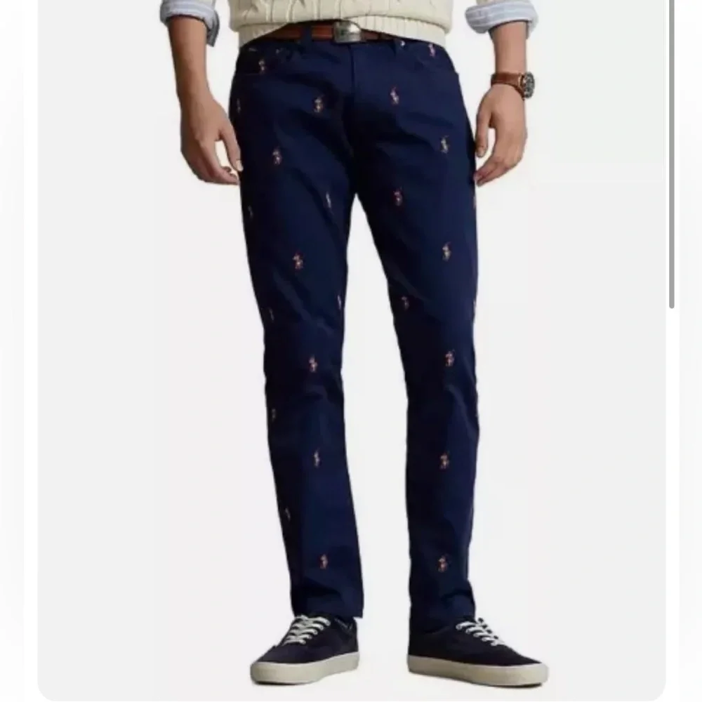 Polo Ralph Lauren Men’s Sullivan Slim Straight Pants Pony Logos NEW